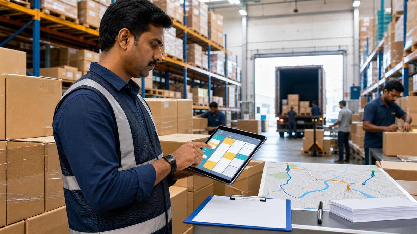 Task management for distributors and wholesale businesses